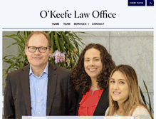 Tablet Screenshot of okeefelawoffice.com